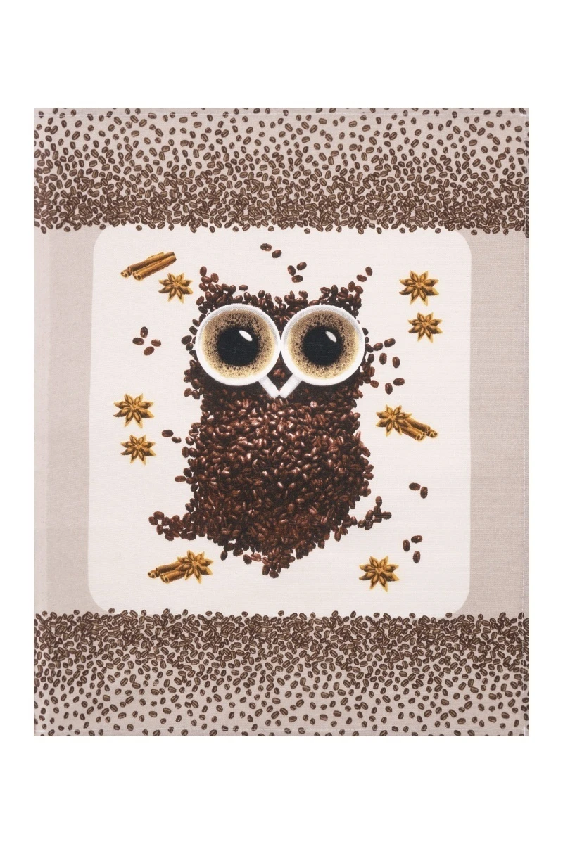 Набор полотенец рогожка (Пром) 277 Я люблю кофе! - 3 шт - 45х60 см