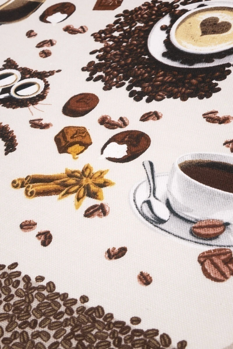 Набор полотенец рогожка (Пром) 277 Я люблю кофе! - 3 шт - 45х60 см