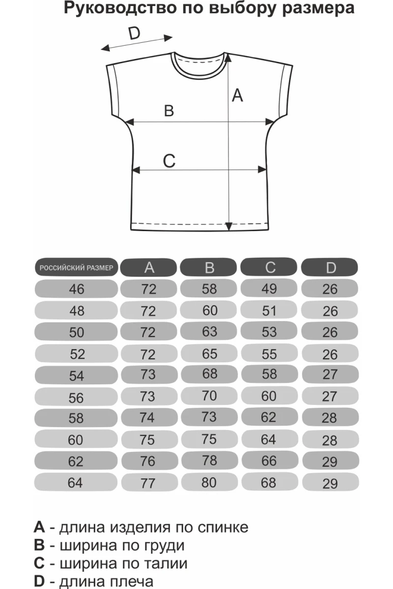 (СК) Футболка женская "Катрин" голубой, листья