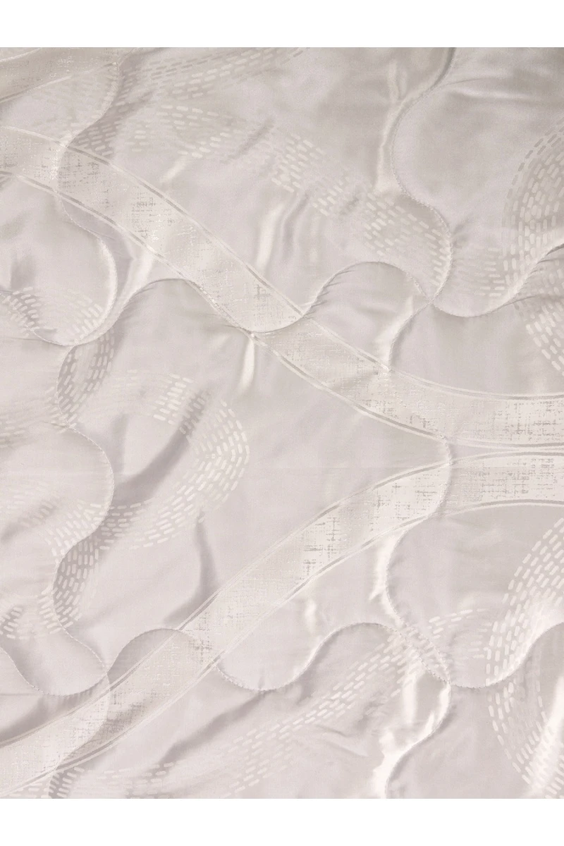 Покрывало сатин-жаккард "Империя" серебро