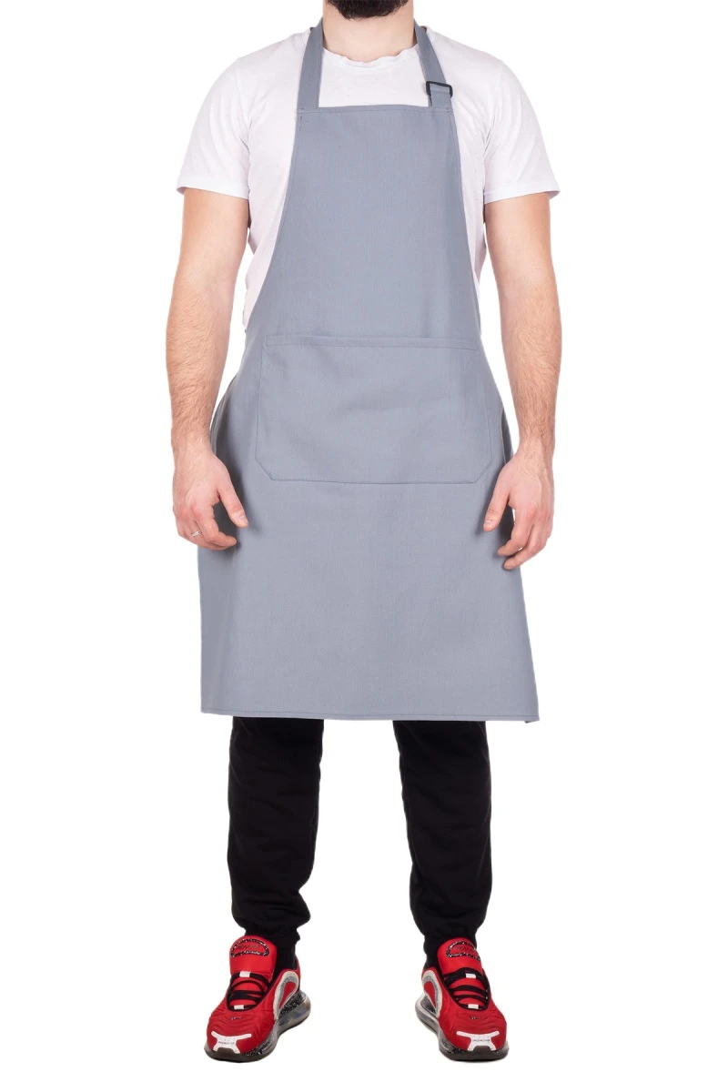 Фартук мужской "Смак" (светлая дымка, однотон), саржа