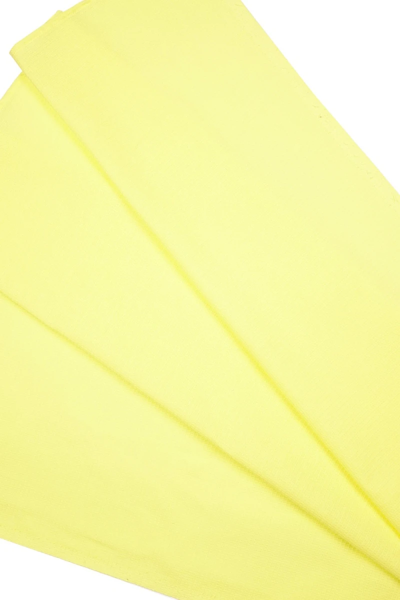 Полотенце пляжное вафельное 271 Лимонный (однотон) - 150/80