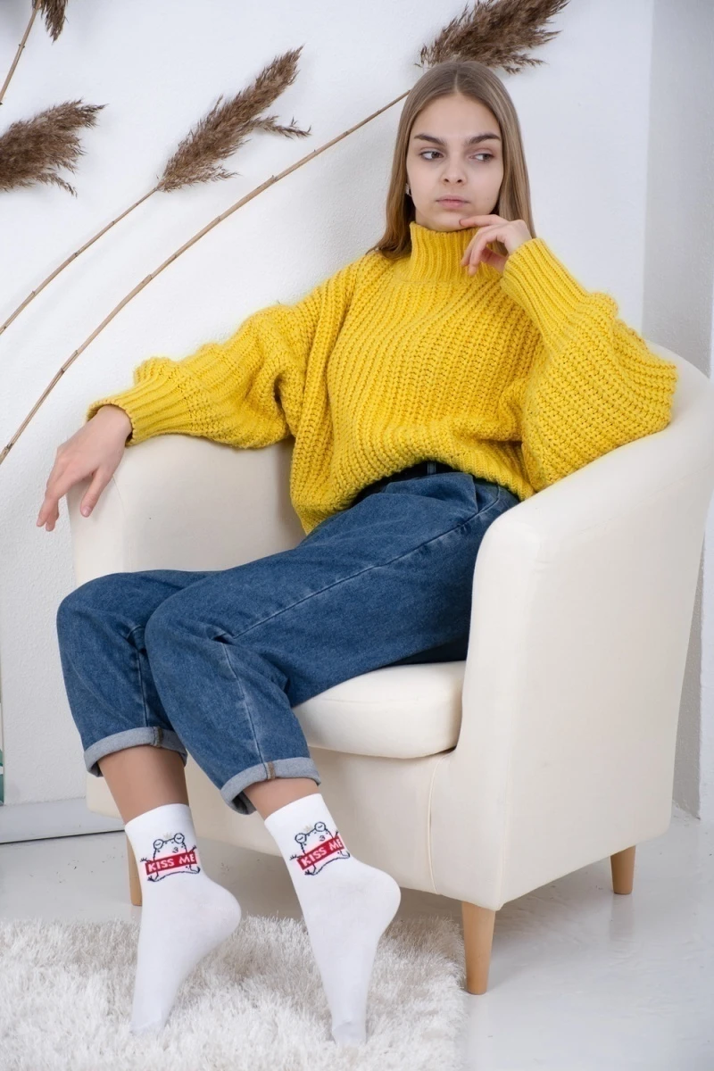 (ВНЛ) Носки стандарт Дива (набор 3 пары) (белый)