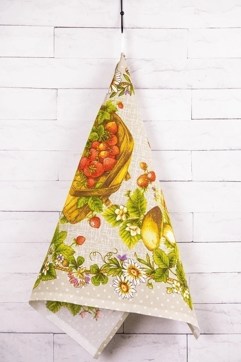 Набор полотенец рогожка (Диз) 102 Дары леса - 3 шт - 45х60 см