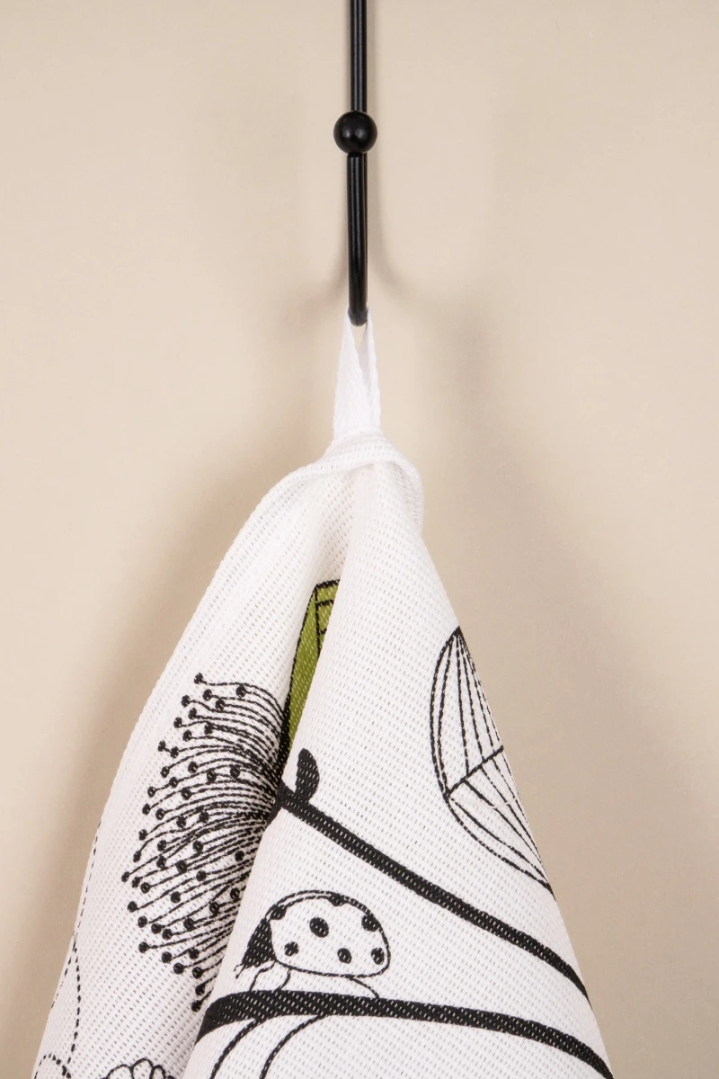 Набор полотенец рогожка (ХБК) 042 Соцветие - 3 шт - 35х75 см