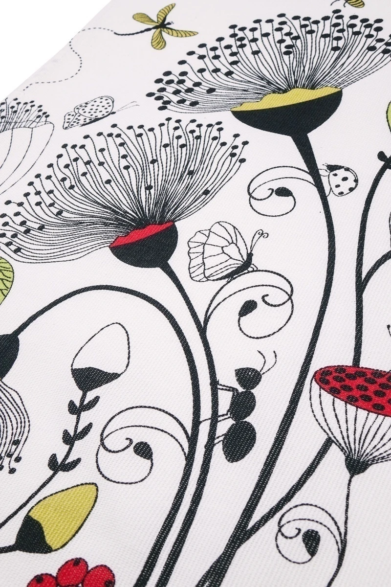 Набор полотенец рогожка (ХБК) 042 Соцветие - 3 шт - 35х75 см