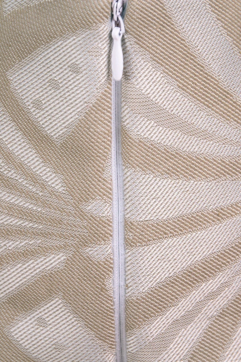 Наволочка жаккардовая "Арка-модерн" бежевая