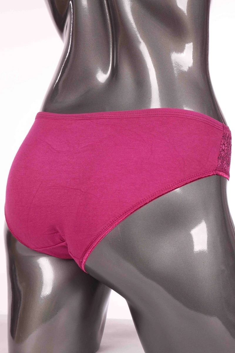 Трусы женские "YiZhiMei" 3426 - винный