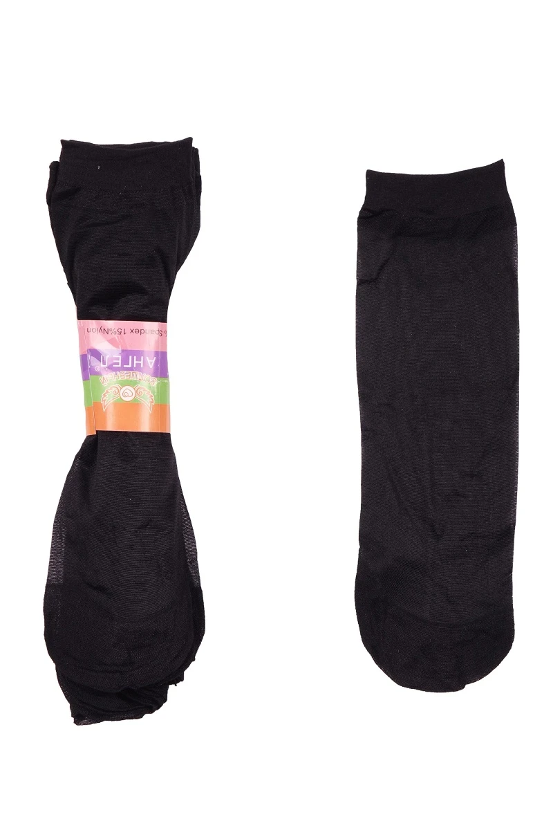 Носки женские капроновые "АНГЕЛ" 5581 черный, р. 37-41 (по 10 пар)