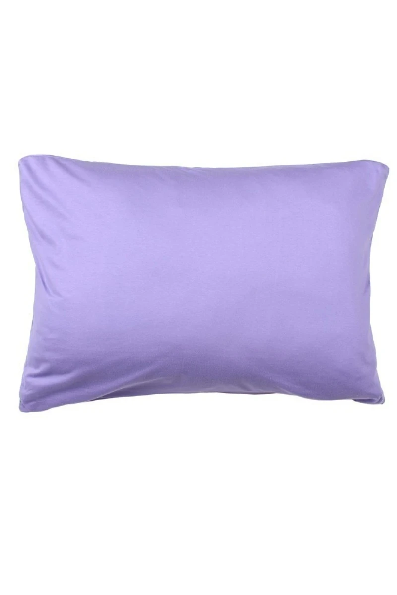 Наволочка трикотажная на молнии цв. лиловый