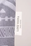 Декоративная наволочка на молнии из рогожки "ТТ" Этника (пепельный)