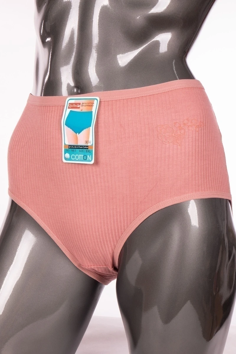 Трусы женские гигант "QinShuDa" 983 - какао