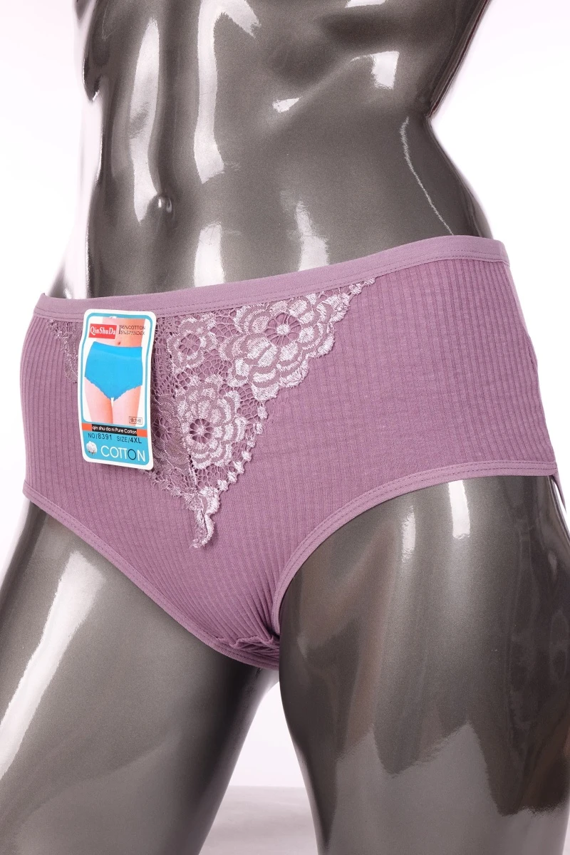 Трусы женские "QinShuDa" 8391 - сирень