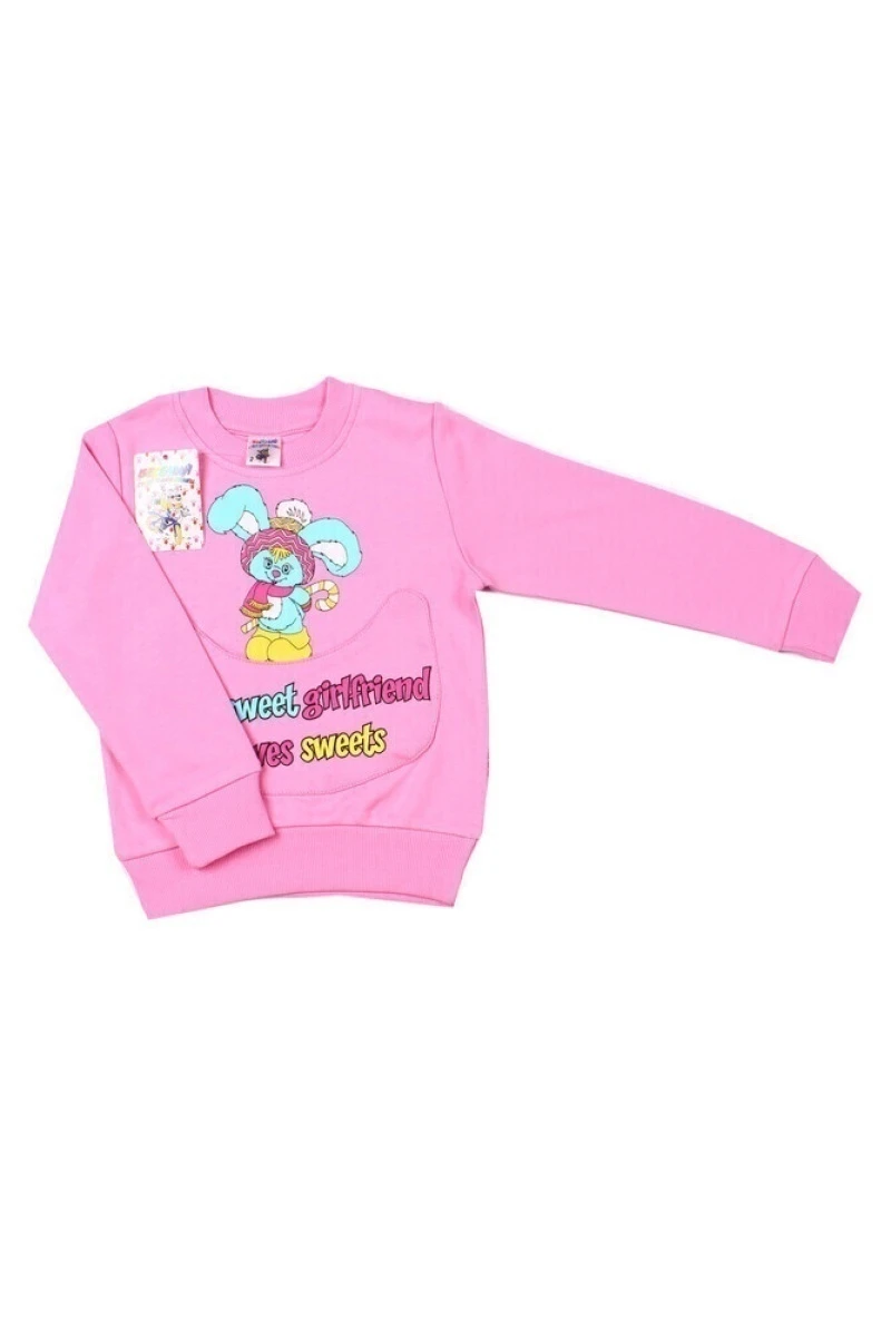 Джемпер для девочек "Сладкая подружка" розовый