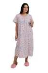 (СК) Ночная сорочка "Соната" розовый, цветы