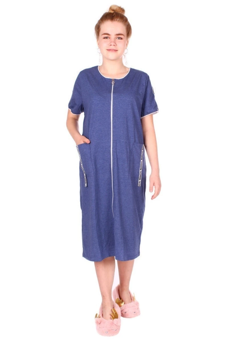 Халат "Техно-3" индиго