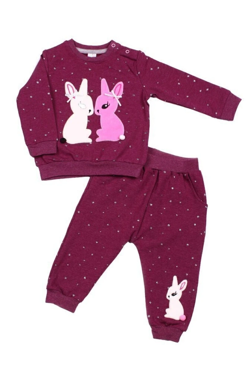 Комплект для девочек ОР324 бордовый