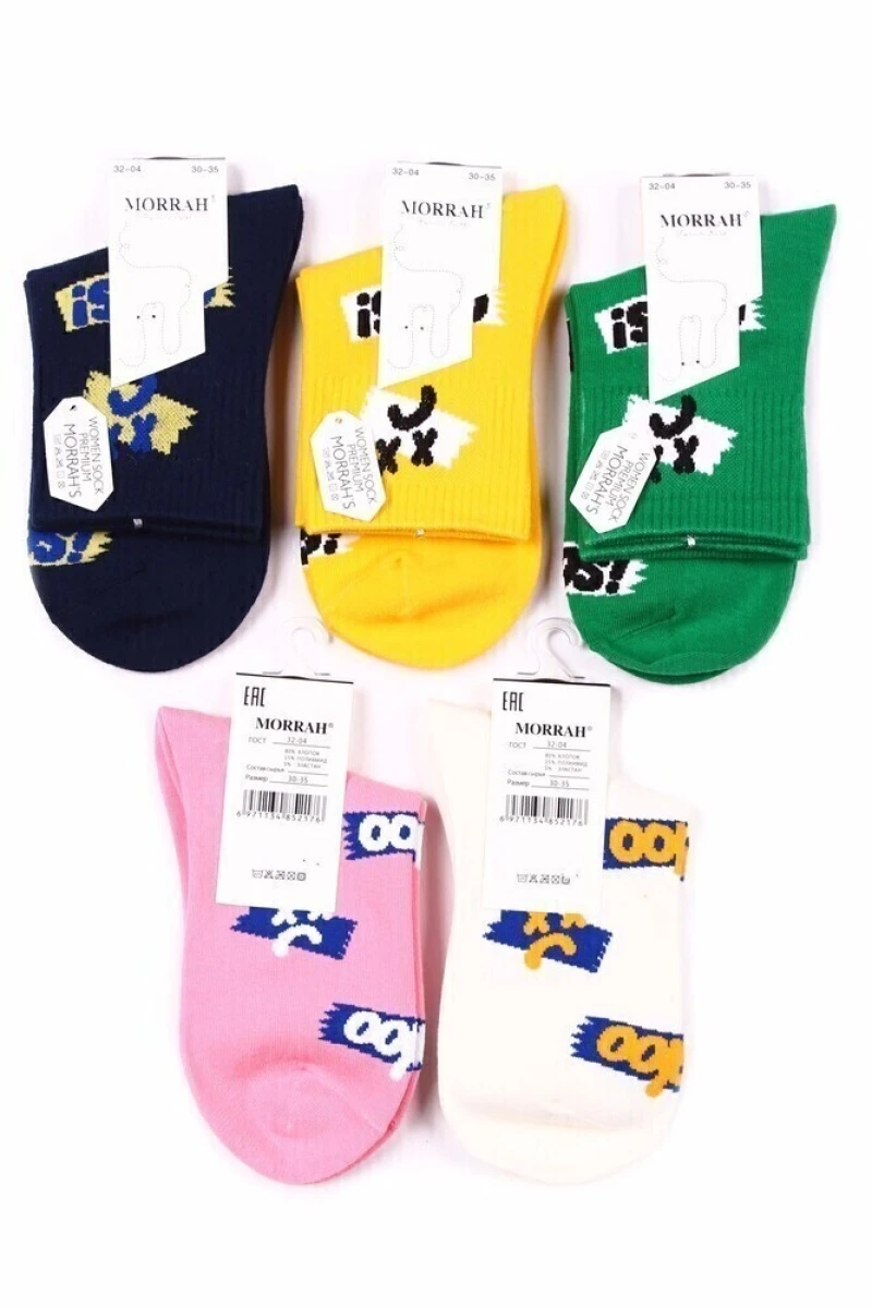 Носки подростковые женские "MORRAH" 32-04 (по 5 штук)