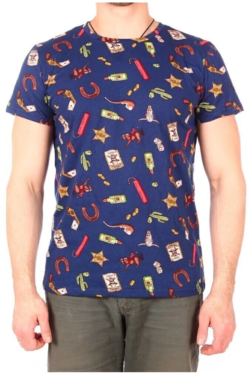 Футболка мужская "Шериф" синий