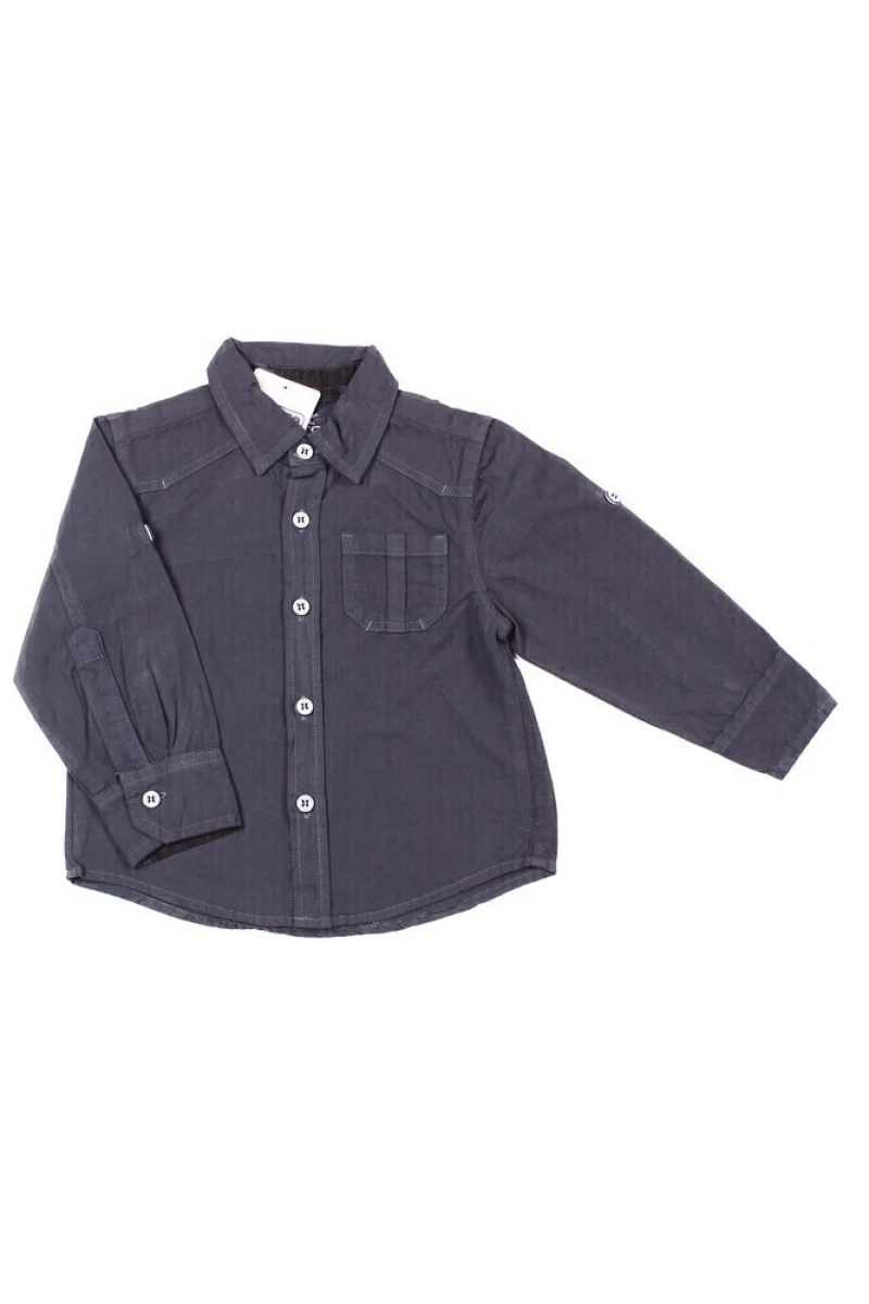 Рубашка для мальчиков ОР834С темно-серый