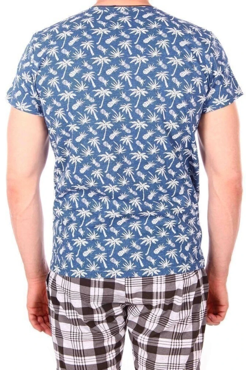 Футболка мужская "На море" голубой