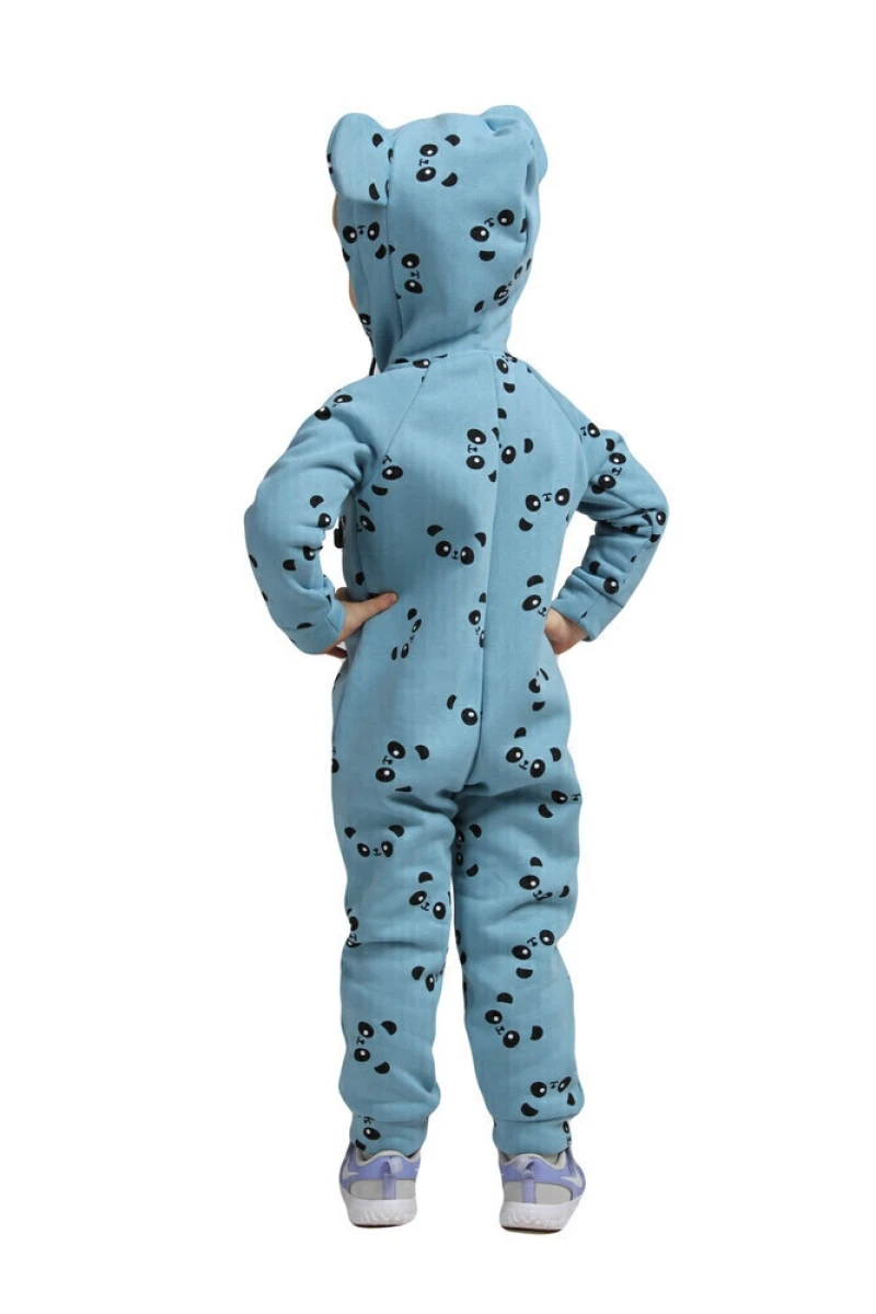 (СК) Комбинезон детский "Панда", голубой