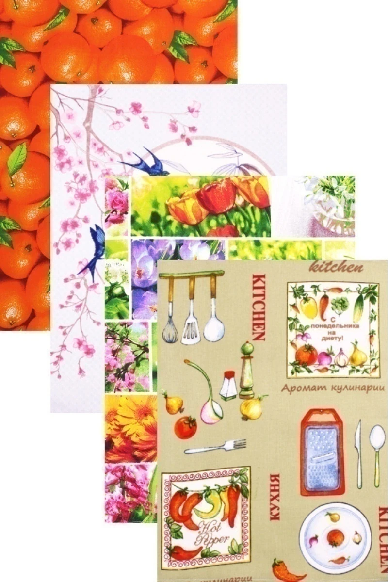 Полотенце Рогожка 45/60 штучно (Цвета в ассортименте) (Лучшая цена)