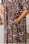 (СК) Платье "Италия" бежевый леопард