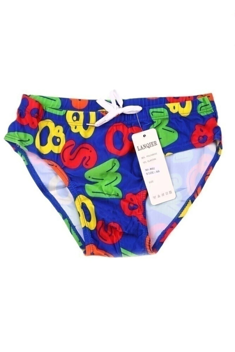 Детские плавки для мальчика LANQIER 802 синий