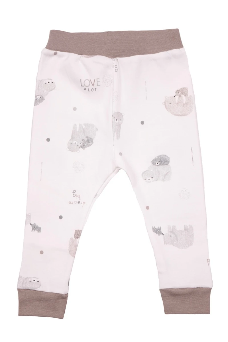 Штанишки для мальчиков OP1732 белый (мишки)