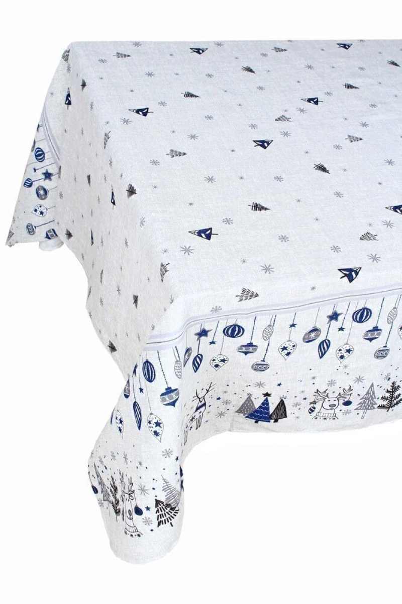 Скатерть 091 Северное сияние (синяя)