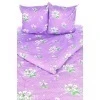 Постельное белье 120г/м бязь "Шарлиз" цв. фиолетовый р. 1.5 сп. арт. 1317/3