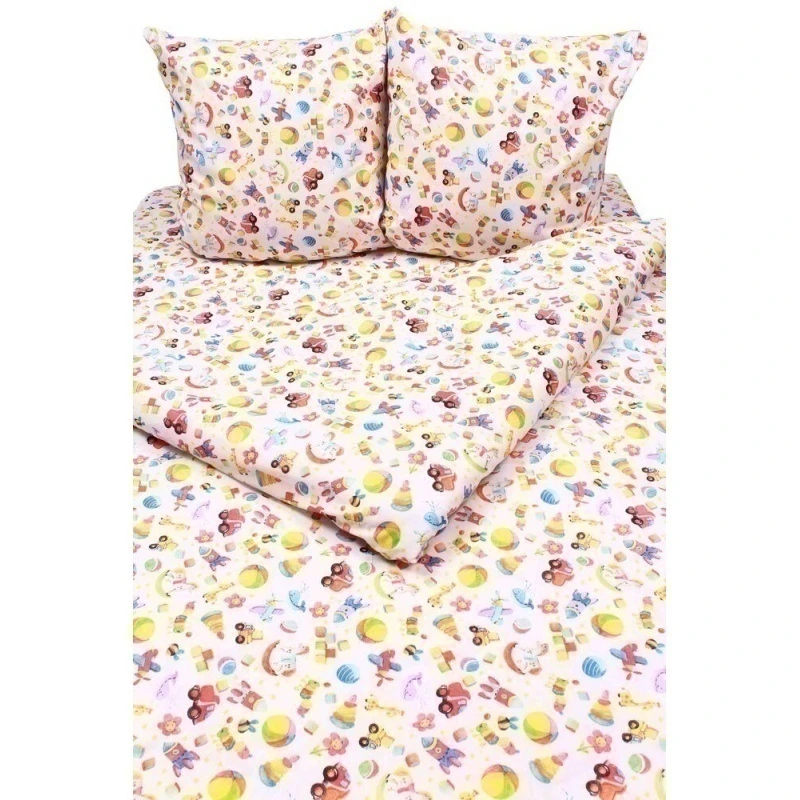 КПБ бязь "Любимые игрушки" р. 1.5 сп. (Лучшая цена)