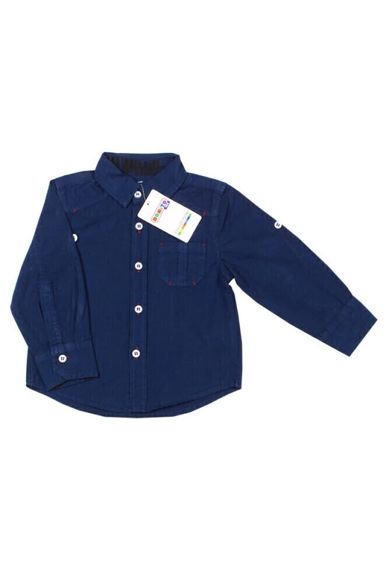 Рубашка для мальчиков ОР834С темно-синий