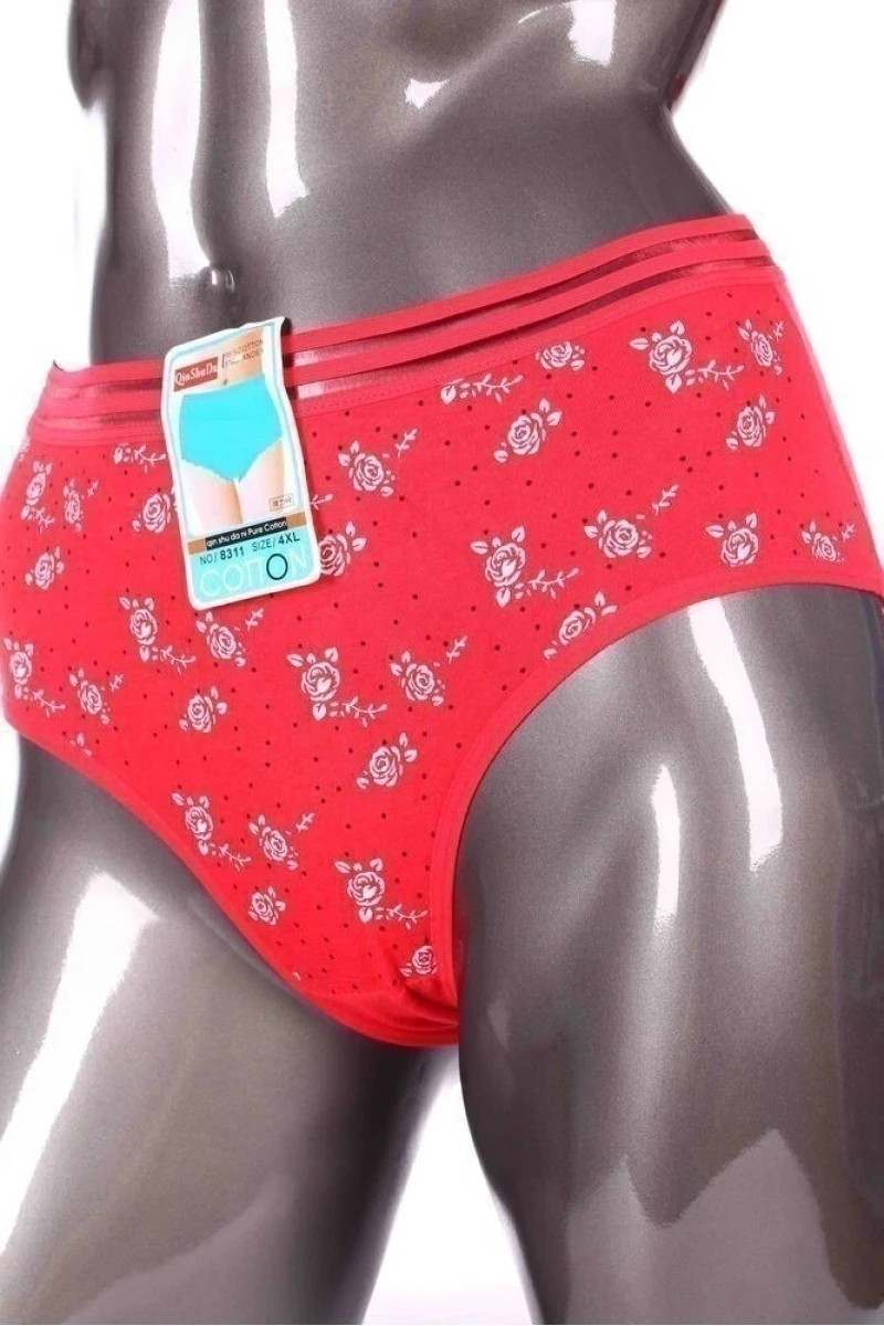 Трусы женские "QinShuDa" 8311 - красный