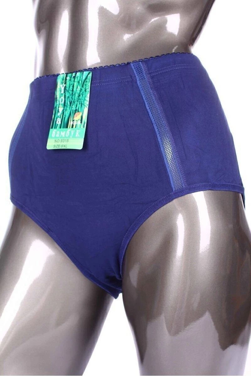Трусы женские бамбук гигант "yoya" 9315 - синий
