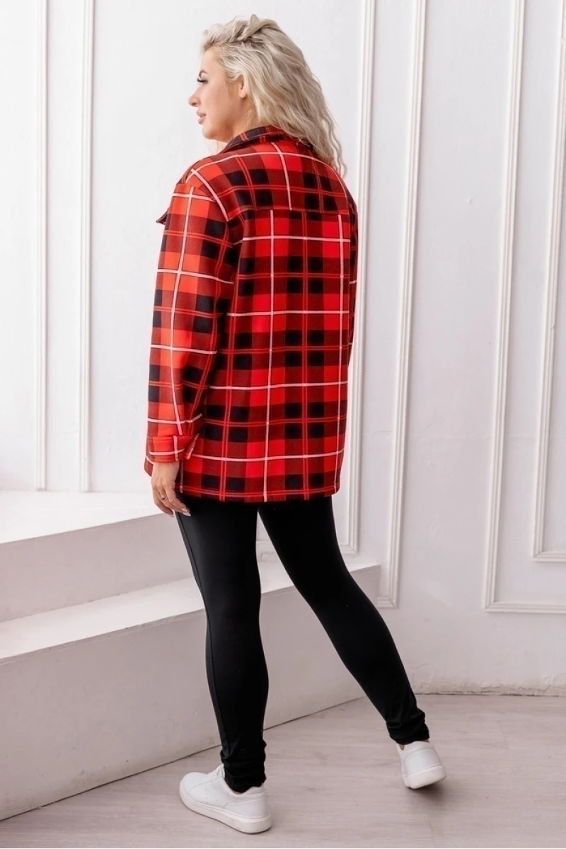 (СК) Рубашка-куртка женская