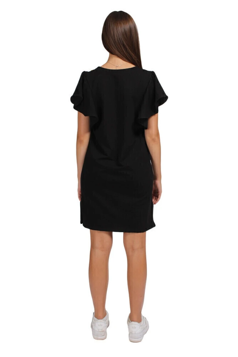 (СК) Платье "Мотылек", черный
