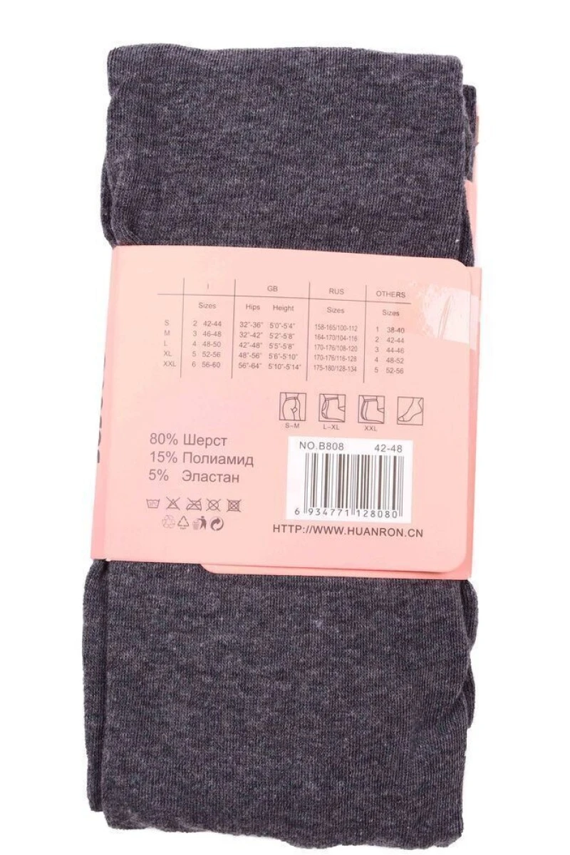 Колготки кашемировые "JuJube" В808 темно-серый