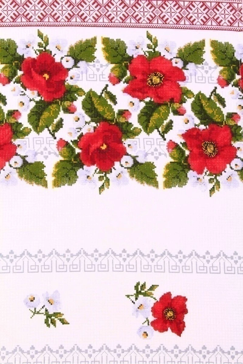 (К) Полотенце вафельное 448 Кармен - 35/75 (по 5 шт. в уп.)