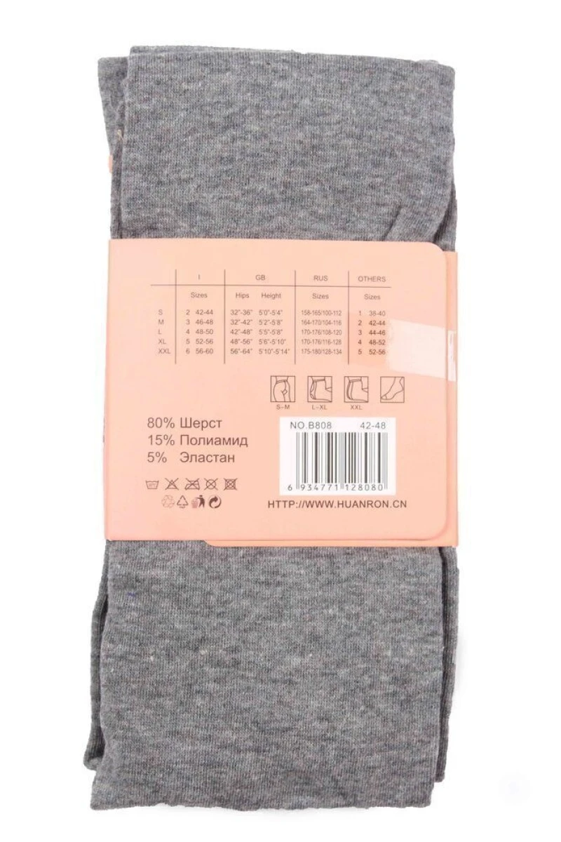 Колготки кашемировые "JuJube" В808 серый