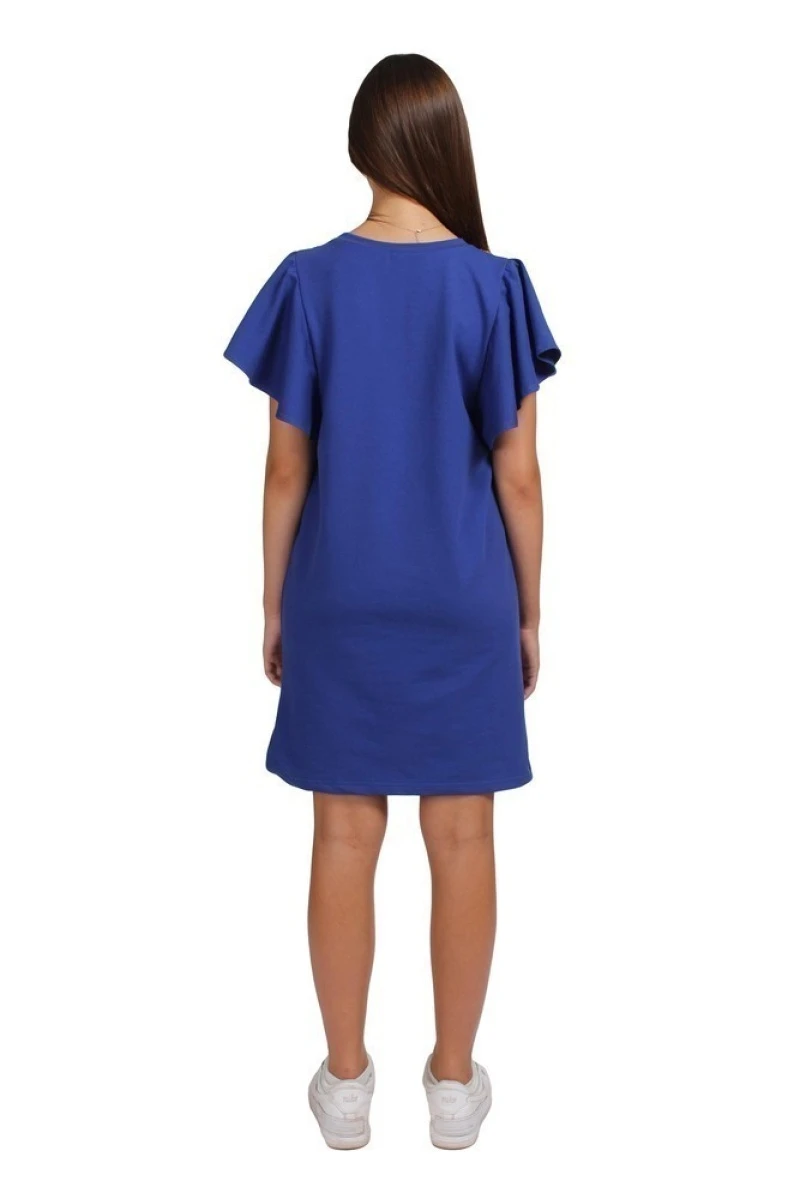 (СК) Платье "Мотылек", василек