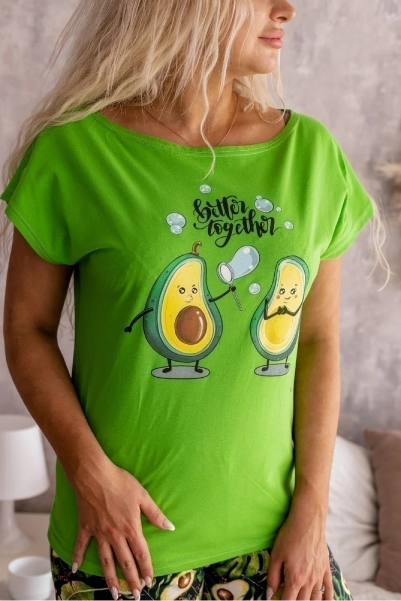 (СК) Футболка женская "Авокадо" салатовый