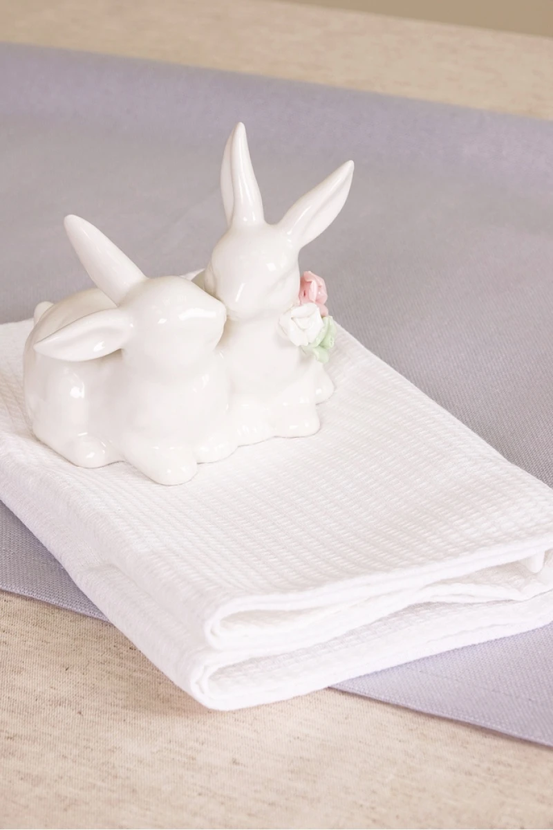 Полотенце вафельное 45/60 штучно Отбеленное (200гр)