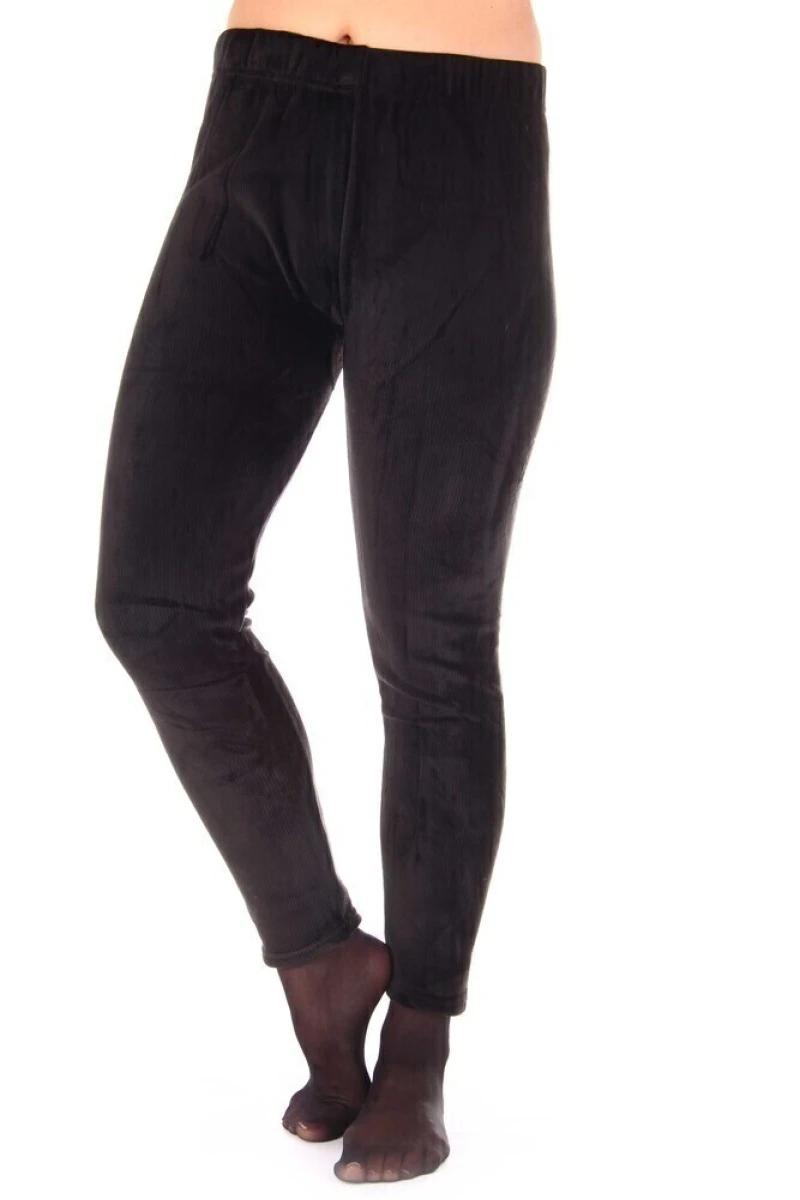 Лосины верблюжья шерсть "ЛИАНА" W317 черный - 013