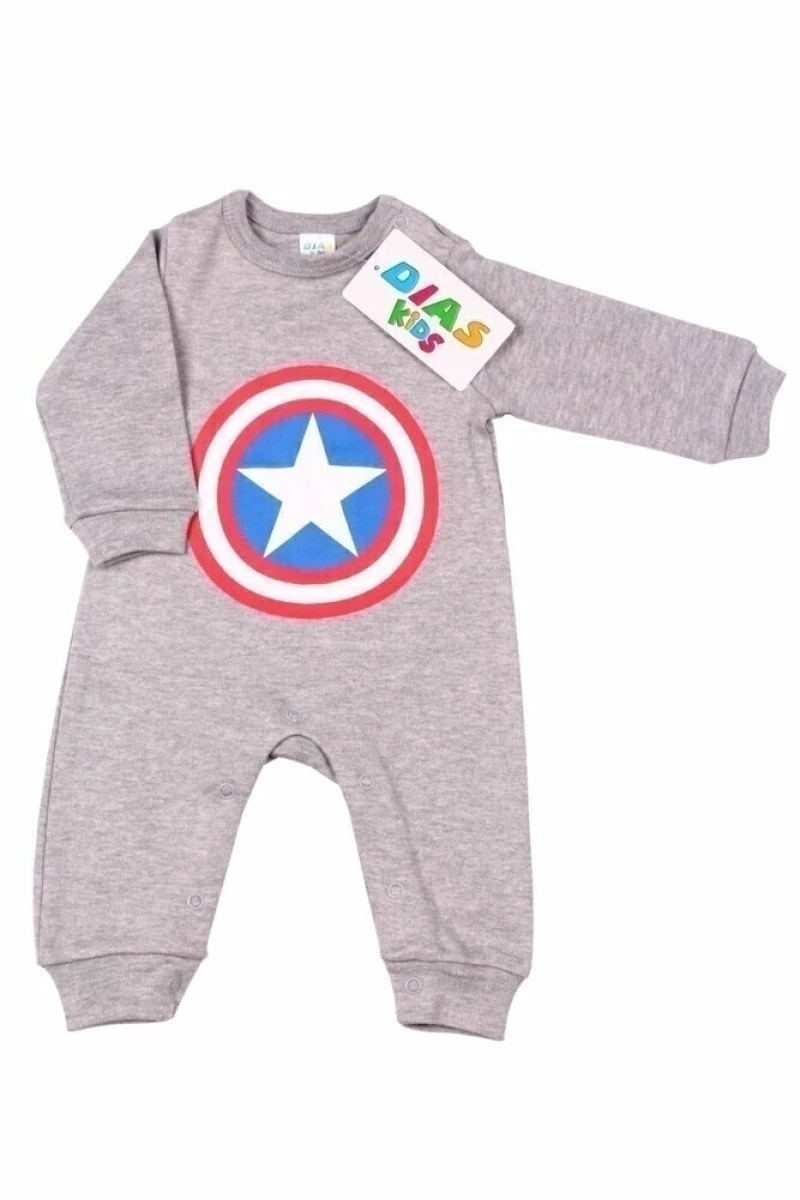 Комбинезон для мальчиков D483 серый