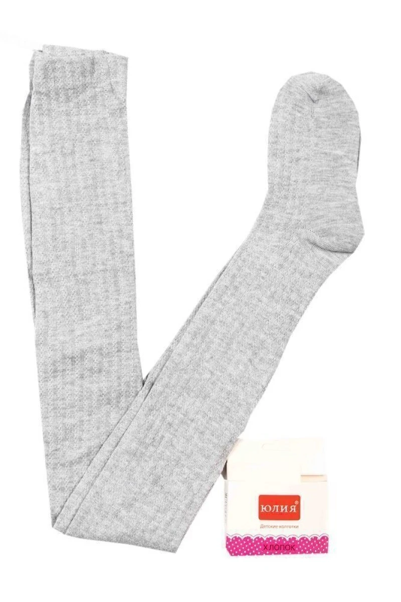 Детские колготки хлопковые "ЮЛИЯ" 7272 серый