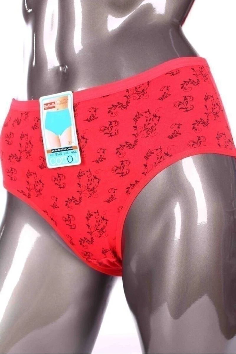 Трусы женские "QinShuDa" 8320 - красный