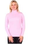 Розовая женская водолазка БЖ19
