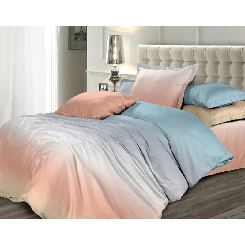 КПБ Российский сатин "ХБК" "Опаловый рассвет" р. Семейный арт. 11998-53